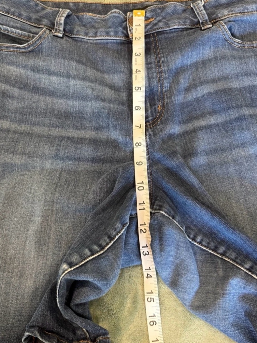 Lee Modern Series Curvy Fit Denim Shorts Blue Women’s Size 16 (Estimate) - Picture 6 of 10